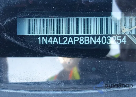 2011 Nissan Altima 2.5 S z USA, uszkodzony, nr VIN 1N4AL2AP8BN403254